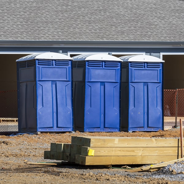 is there a specific order in which to place multiple porta potties in Veazie ME